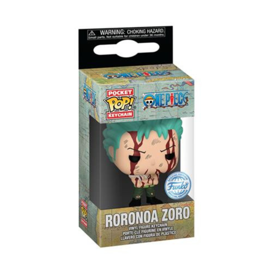 Funko Pop Keychain One Piece - Vinyl Figure Zoro (Nothing Happened) 4cm