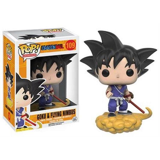 Funko Pop Dragon Ball Z - Vinyl Figure 109 Goku & Flying Nimbus 9cm