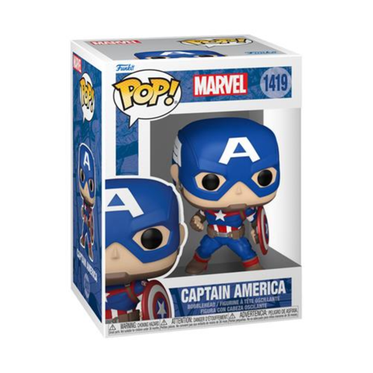Funko Pop Marvel: New Classic - Vinyl Figure 1419 Captain America 9cm 31/10/24