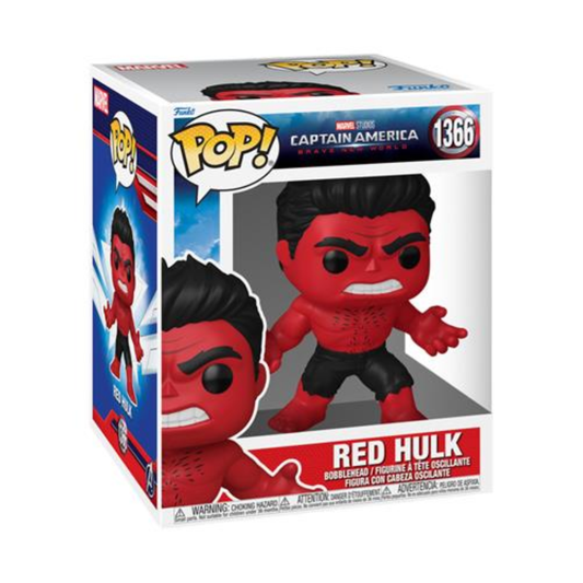 Funko Pop Marvel: Captain America Brave New World - Super Vinyl Figure 1366 Red Hulk 31/01/25