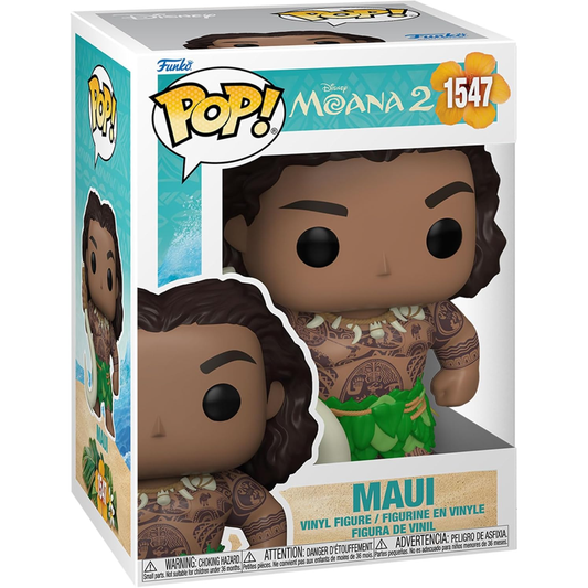 Funko Pop Disney: Moana 2 - Vinyl Figure 1547 Maui 9cm 30/11/24