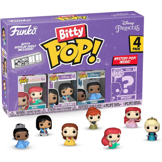 Funko Bitty Pop 73027 - Disney: Princess - Vinyl Figure - Ariel (4pk) Bundle