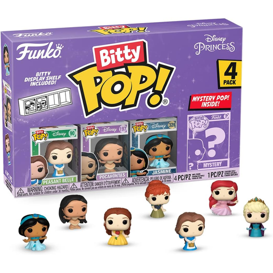 Funko Bitty Pop 73028 - Disney: Princess - Vinyl Figure - Belle (4pk) Bundle