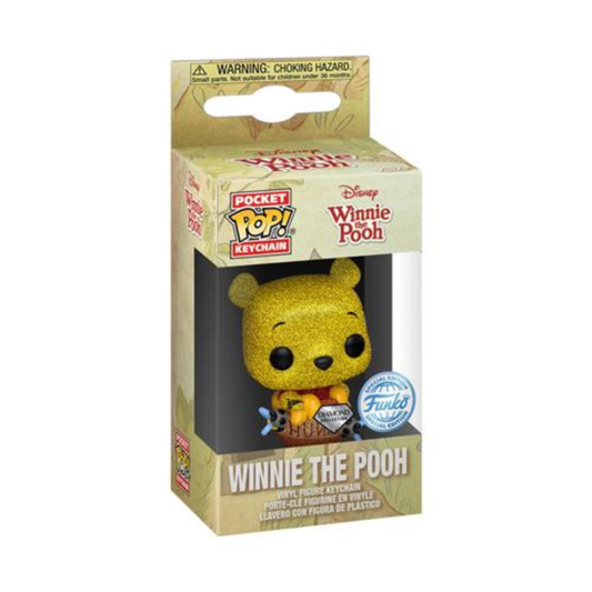 Funko Pop Keychain Disney: Winnie The Pooh - Vinyl Figure Winnie (Dglt) 4cm