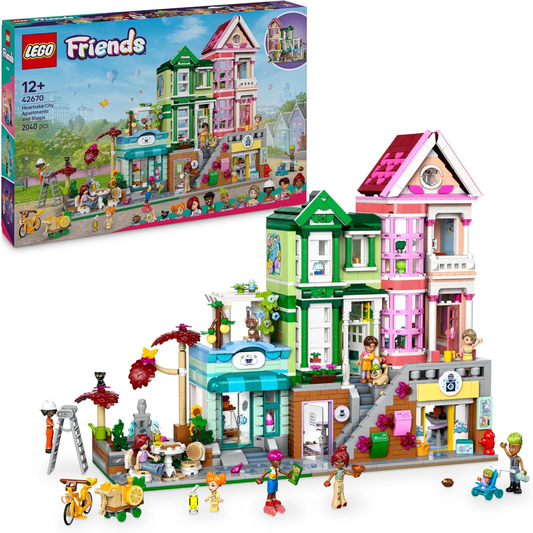 LEGO Appartamenti e negozi di Heartlake City 42670
