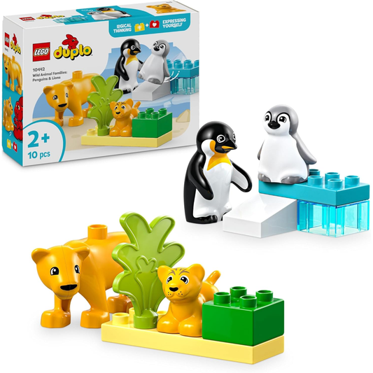 LEGO Famiglie di animali: pinguini e leoni 10442