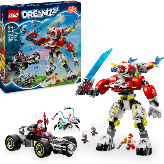 LEGO Mech tigre di Cooper e Bolide di Zero 71497