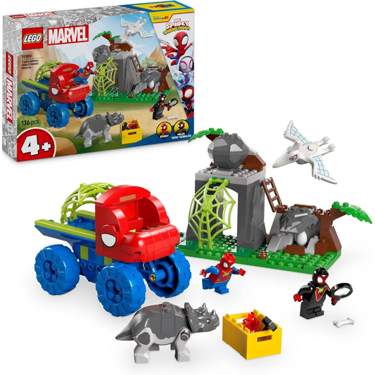 LEGO Team Spidey: salvataggio su dino-ruspa 11199