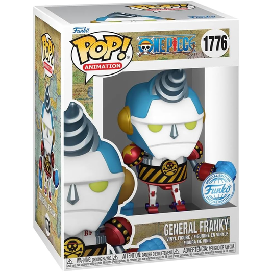 Funko Pop One Piece - Vinyl Figure 1176 General Franky Regular 9cm Cartoomics 2024excl