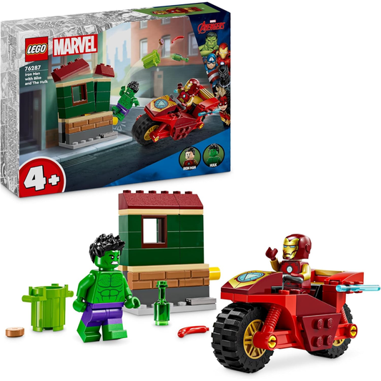 LEGO Iron Man With Bike And The Hulk 76287