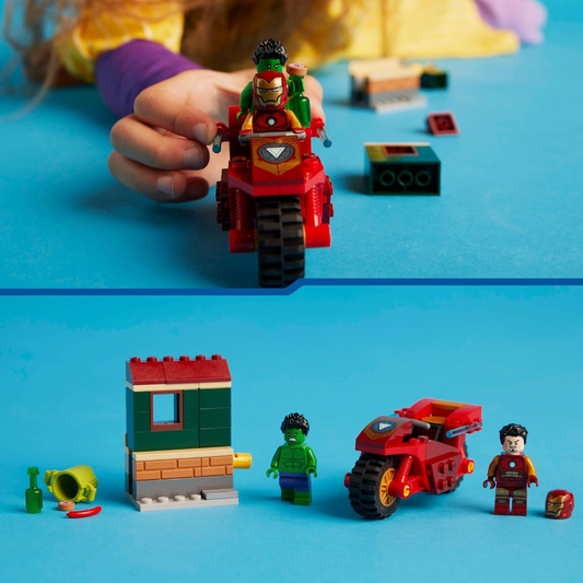 LEGO Iron Man With Bike And The Hulk 76287