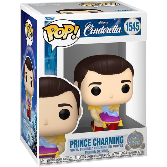 Funko Pop Disney: Cinderella 75th Anniversary - Pop Funko Vinyl Figure 1545 Price Charming 9 Cm