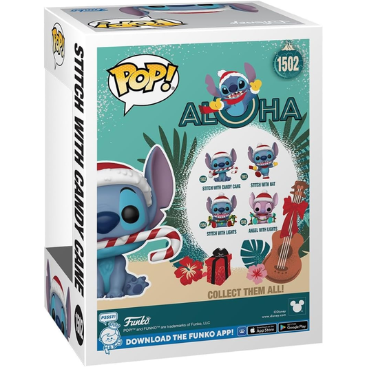 Funko Pop Disney: Holiday - Lilo & Stitich - Vinyl Figure 1502 Stitch W/Cc 9cm