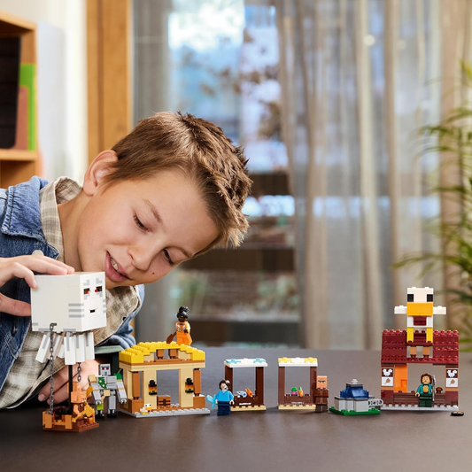 LEGO Minecraft Movie Attacco Al Villaggio Del Ghast-Pallone 21273
