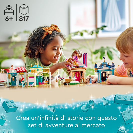 LEGO Avventura al mercato Principesse Disney 43246