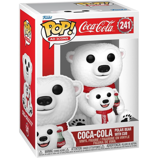 Funko Pop Coca-Cola - Pop & Buddy - Vinyl Figure 241 Bear & Cub 9cm 31/10/24