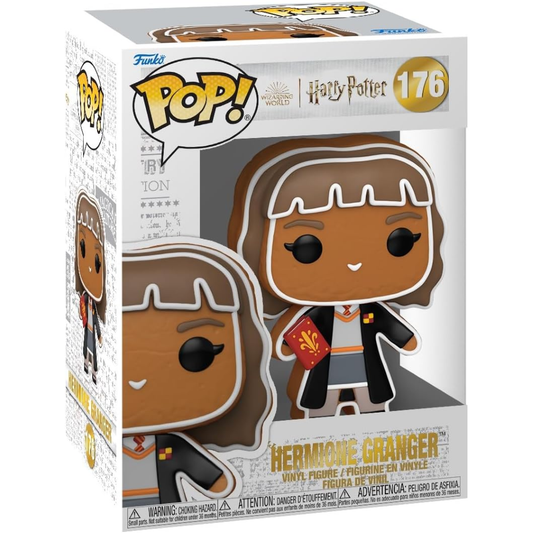 Funko Pop Harry Potter : Holyday - Vinyl Figure 176 Gingerbread Hermione 9cm 31/10/24