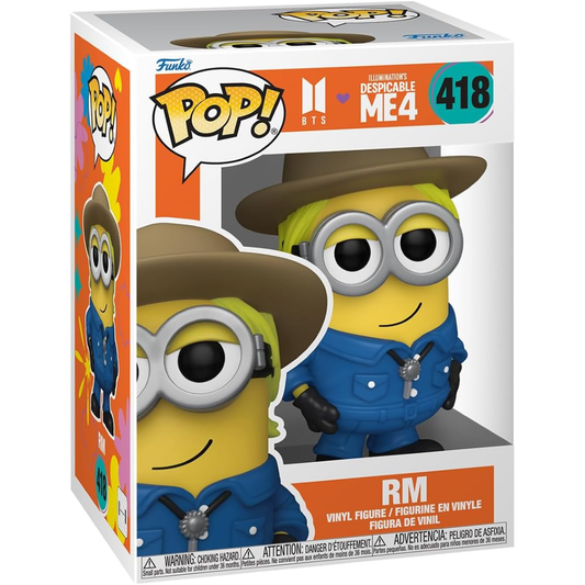 Funko Pop Cattivissimo Me X Bts - Vinyl Figure 418 Rm 9cm 30/09/24