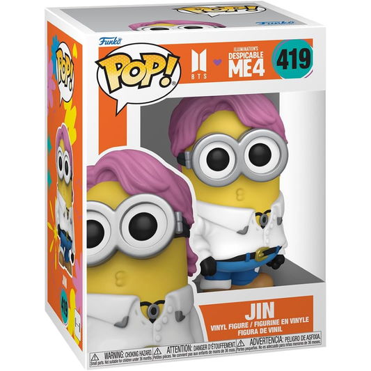 Funko Pop Cattivissimo Me X Bts - Vinyl Figure 419 Jin 9cm 30/09/24