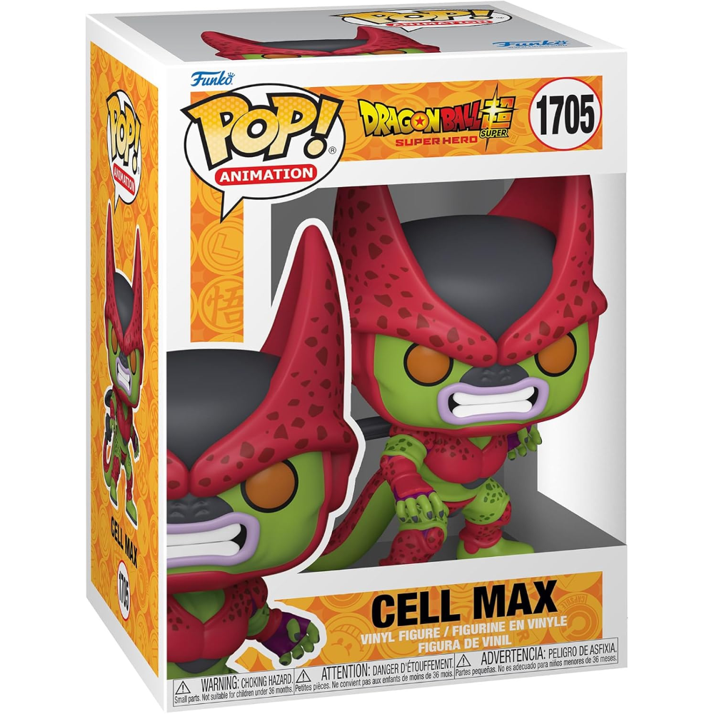 Funko Pop Dragon Ball: Super Hero - Vinyl Figure 1705 Cell Max 30/09/24
