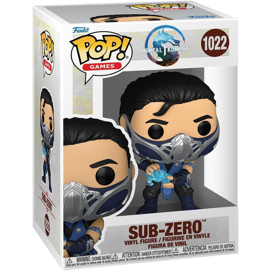 Funko Pop Mortal Kombat Vinyl Figure 1022 Sub Zero 9cm 30/09/24