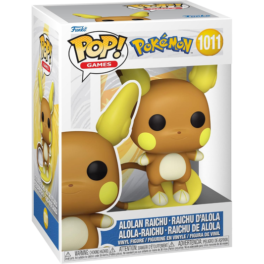 Funko Pop Pokemon - Vinyl Figure 1011 Raichu (Alolan) (Emea) 9cm 30/11/24