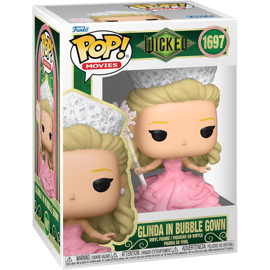 Funko Pop Wicked - Vinyl Figure 1697 Glinda (Bubble Gown) 9cm 30/11/24