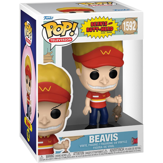 FUNKO POP BEAVIS & BUTT-HEAD - POP FUNKO VINYL FIGURE 1592 BEAVIS 9CM 30/09/24