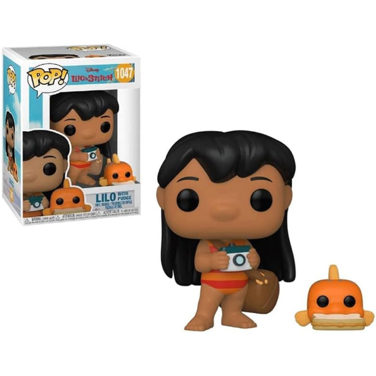 Funko Pop Disney: Lilo & Stitch - Vinyl Figure 1047 Lilo W/ Pudge 9cm