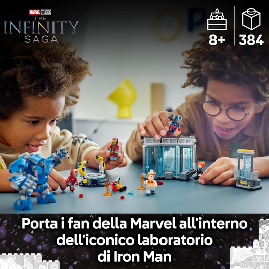 LEGO Laboratorio di Iron Man: Sala delle Armature 76315