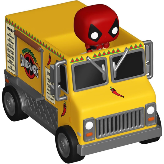Funko Bitty Pop 83625 - Marvel - Funko Bitty Pop Ride Vinyl Figure - Deadpool W/Chimichanga Truck