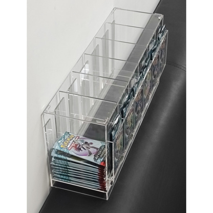 Espositore Acrilico Impilabile per Bustine Carte Collezionabili