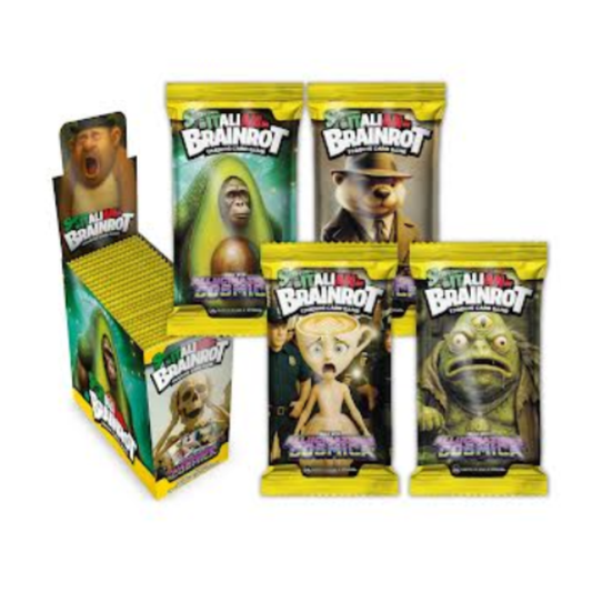 PREORDINE Skifidol™ Allucinazione Cosmica – Display 24 Bustine | Italian Brainrot TCG | Uscita 10 Luglio 2025 (ITA)