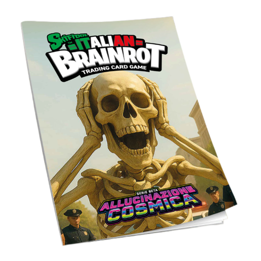 PREORDINE Album Raccolta Skifidol™ Allucinazione Cosmica | Italian Brainrot TCG | Uscita 10 Luglio 2025 (ITA)