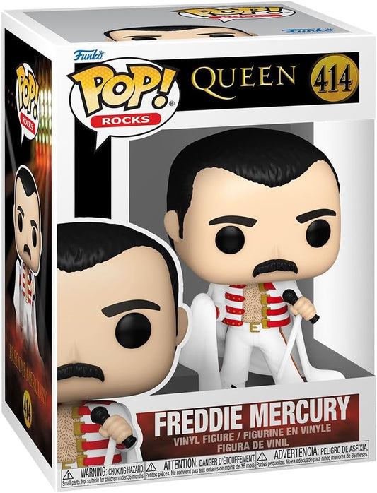 Funko Pop Queen - Pop Funko Vinyl Figure 414 Freddie Mercury With Cape 9cm
