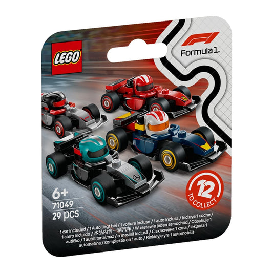 LEGO Minifigures Monoposto di F1 Set Completo 12 Auto da Collezione 71048