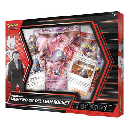 Pokémon Collezione Mewtwo ex del Team Rocket – Con Carta Oversize + 4 Bustine GCC (ITA)