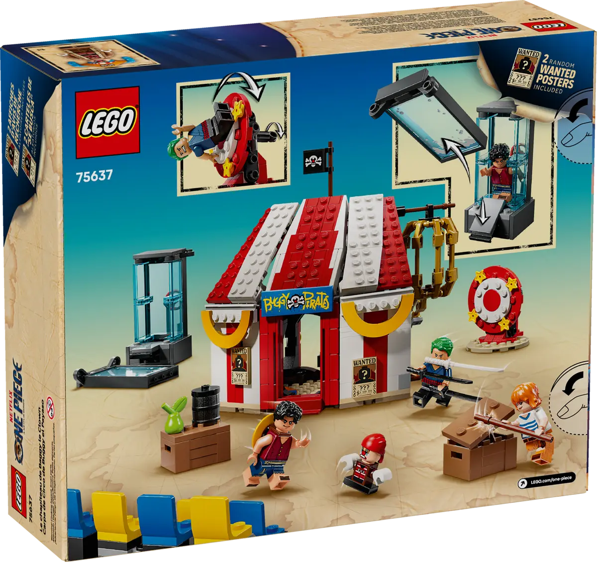 LEGO One Piece - La tenda del circo di Bagy il Clown - 75637