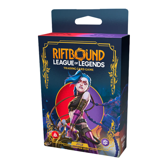 LoL Riftbound: Origins – Champion Deck Jinx | Mazzo 56 Carte + Booster | League of Legends TCG EN | Ottobre 2025