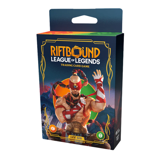LoL Riftbound: Origins – Champion Deck Lee Sin | Mazzo 56 Carte + Booster | League of Legends TCG EN | Ottobre 2025