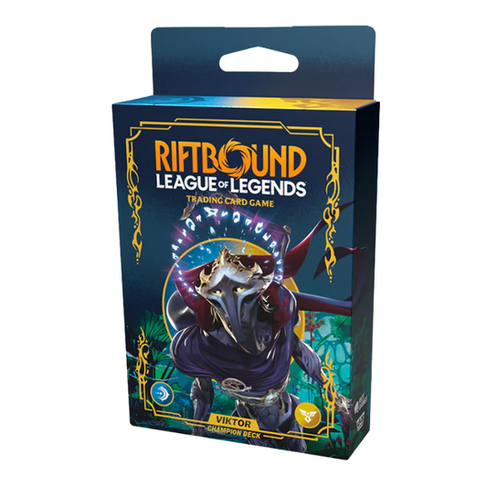 LoL Riftbound: Origins – Champion Deck Viktor | Mazzo 56 Carte + Booster | League of Legends TCG EN | Ottobre 2025