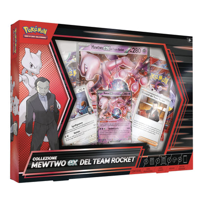 Pokémon Collezione Mewtwo ex del Team Rocket – Con Carta Oversize + 4 Bustine GCC (ITA)
