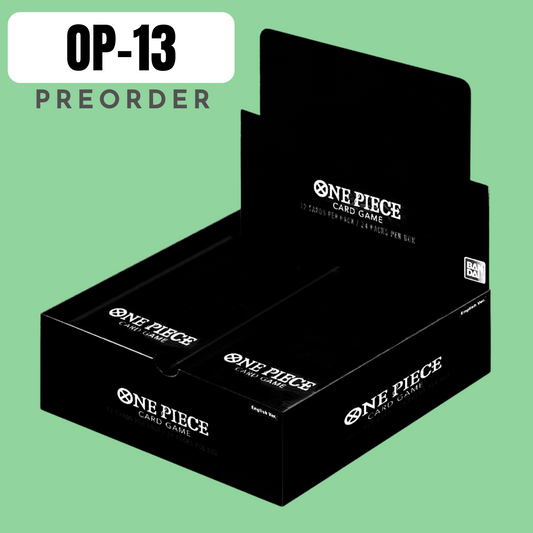 One Piece Card Game OP-13 – Carrying On His Will | Box 24 Bustine ENG | Uscita 07/11/2025